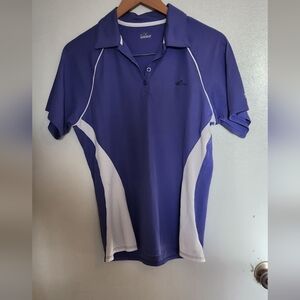 Under Armour Women's Purple and White Short Sleeve Golf Polo